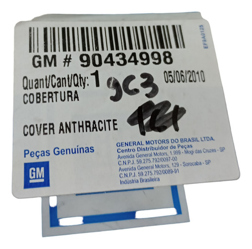 Anel Vedador Limpador Parabrisa Corsa 94/16 90434988 Cx64