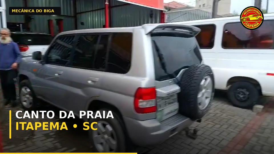 Vista externa da oficina